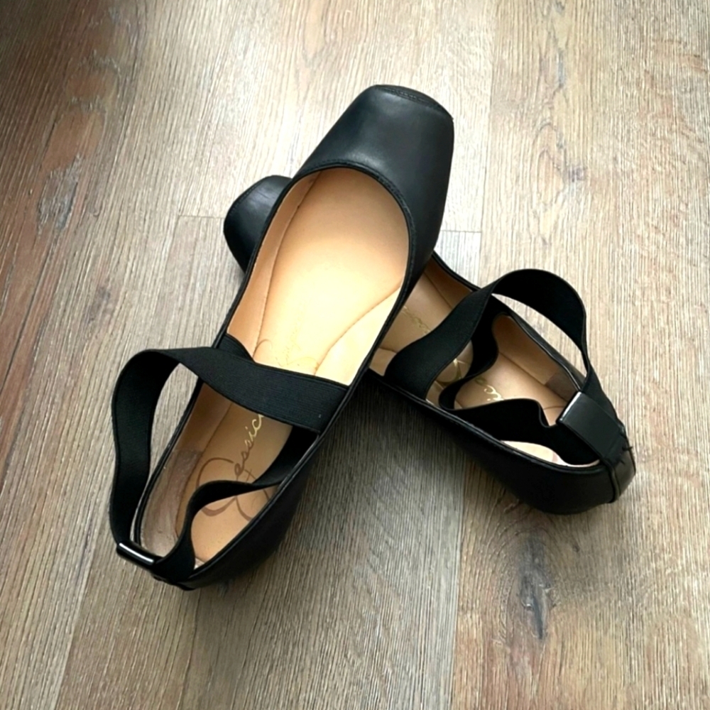 Jessica Simpson Black Ballet Flats Size 5M
